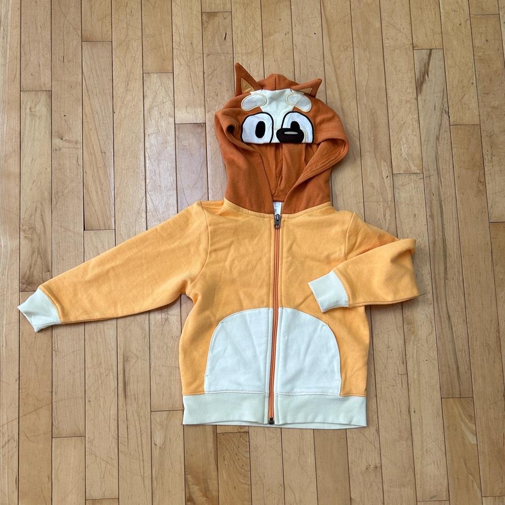 NWOT Bluey Bingo character french terry hoodie by Hanna Anderson - Picture 4 of 4